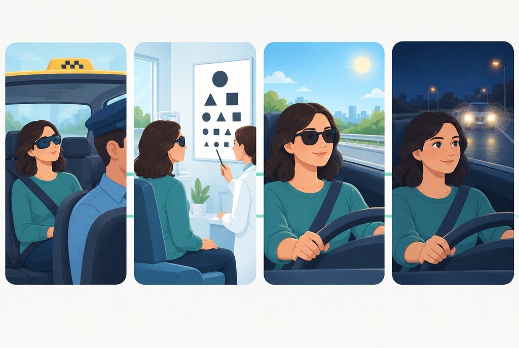 From passenger to driving again
