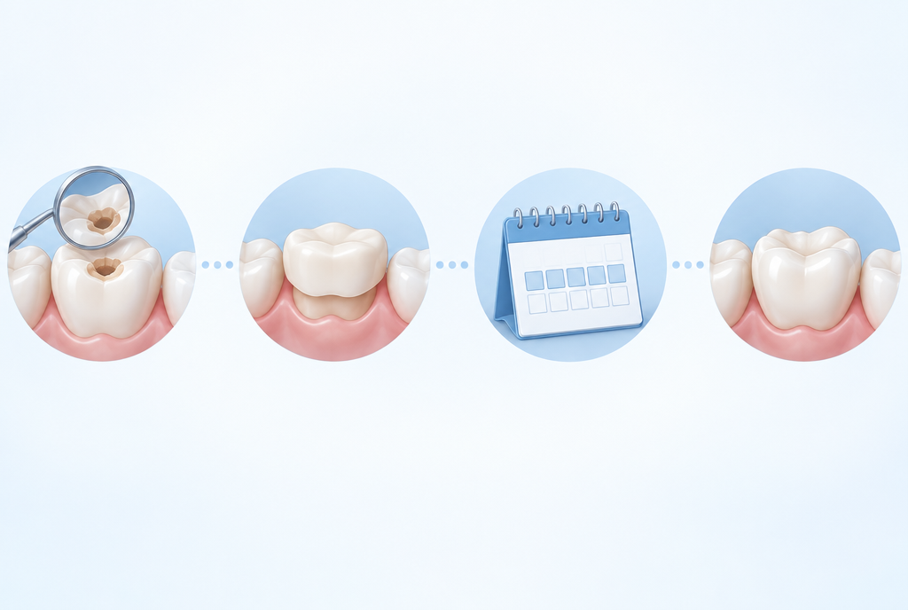 How dental treatment stages turn into separate visits